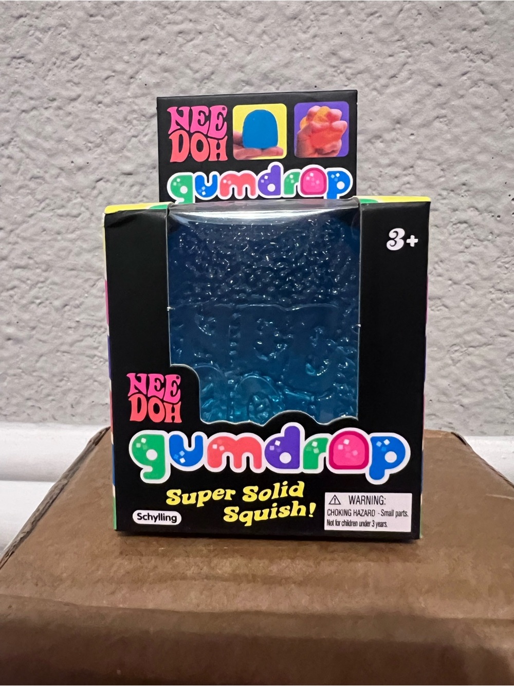 Authentic NeeDoh Gumdrop Super Solid Squish! Blue 💙💙💙
